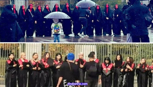 واکنش کیهان به عکس یادگاری بدون حجاب در برابر دانشگاه تهران/ ماله کشان بی غیرت هستید