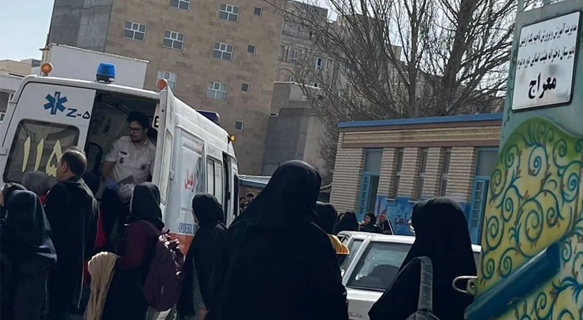 مسمومیت دانشآموزان مدرسه دخترانه معراج سقز +فیلم مسمومیت دانشآموزان مدرسه دخترانه معراج سقز +فیلم