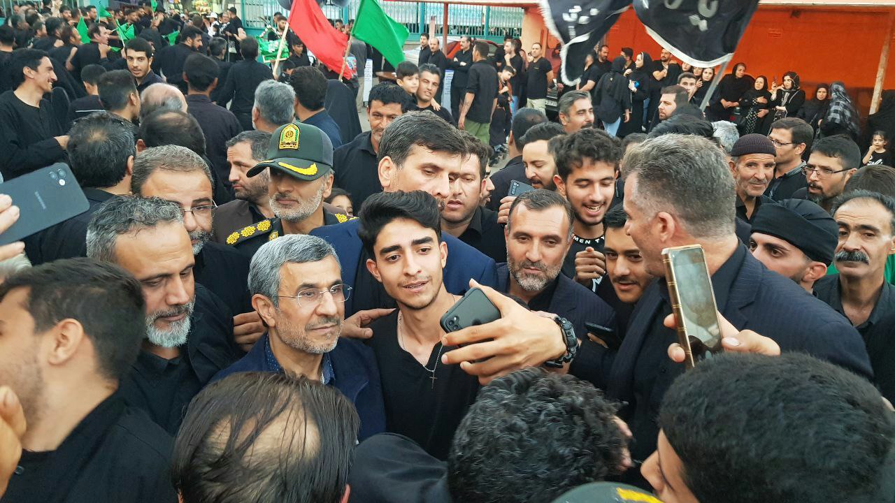 اولین حضور احمدینژاد بعد از جنجال تصاویر ترکیه