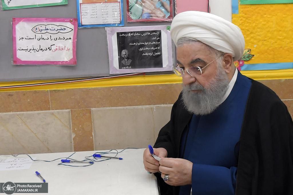 تصویر معناداری که امروز از روحانی منتشر شد