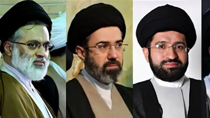 تصاویر 4 پسر و 2 دختر رهبری شهید انقلاب